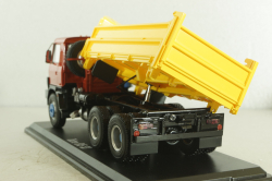 Tatra 815 S3 самосвал с трёхсторонней разгрузкой, красный/желтый, SSM1345, SSM 1:43