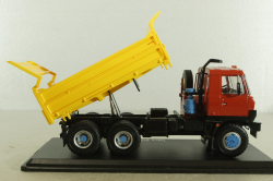 Tatra 815 S3 самосвал с трёхсторонней разгрузкой, красный/желтый, SSM1345, SSM 1:43
