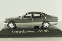 Mercedes-Benz 600 SEL (W140) 1991, grey, 070043, Herpa, 1:43