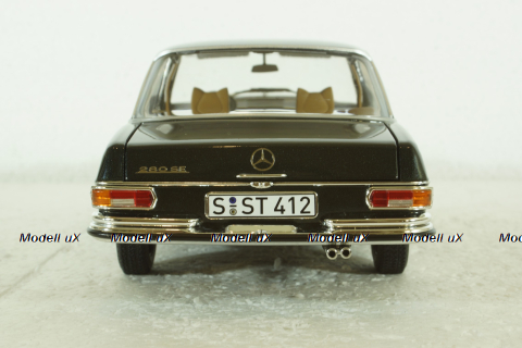 Mercedes 280SE (W108) 1968, dark green, 183935, Norev 1:18