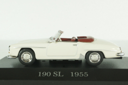 Mercedes 190SL, 1955 (R121), white, Altaya 1:43