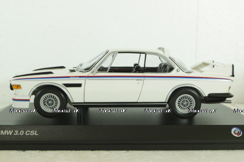 BMW 3.0 CSL (E9) 1971, white, 80432411550, Minichamps 1:18