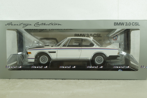 BMW 3.0 CSL (E9) 1971, white, 80432411550, Minichamps 1:18
