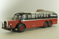 Mercedes O 10000 bus, red, AUTOBUS DAL MONDO #2, Hachette 1:43 