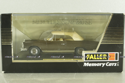 Mercedes 220 SE Coupe (W111) 1961, brown, 4317, Faller 1:43