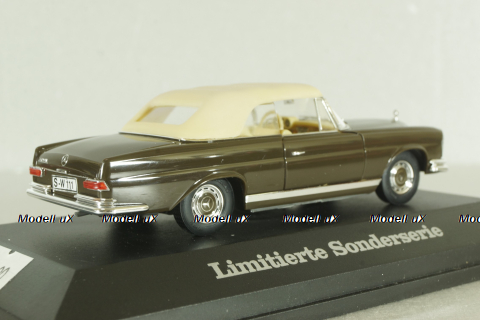 Mercedes 220 SE Coupe (W111) 1961, brown, 4317, Faller 1:43