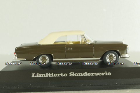 Mercedes 220 SE Coupe (W111) 1961, brown, 4317, Faller 1:43