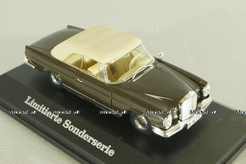 Mercedes 220 SE Coupe (W111) 1961, brown, 4317, Faller 1:43