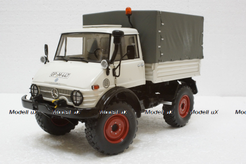 Mercedes Unimog 406, grey, 450044600, Schuco  1:18