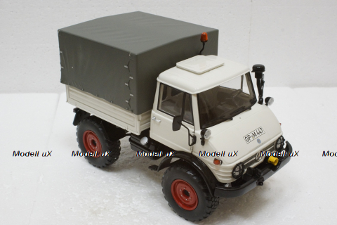Mercedes Unimog 406, grey, 450044600, Schuco  1:18