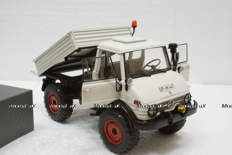 Mercedes Unimog 406, grey, 450044600, Schuco  1:18