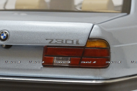 BMW 730i (E32) 1986 light blue, 100023008, Minichamps 1:18