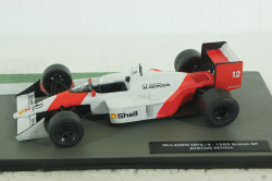 McLaren MP4/4 Ayrton Senna, white/red,  Altaya 1:43