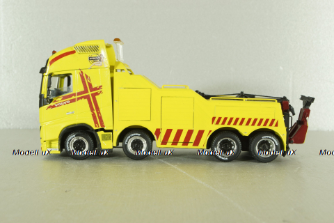 Volvo FH750, эвакуатор, желтый, SAL002, Salah43 1:43