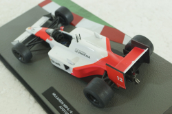 McLaren MP4/4 Ayrton Senna, white/red,  Altaya 1:43