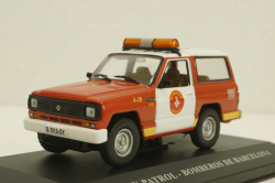 Nissan Patrol Barcelona bomb squad, fire engine,  1994, Altaya 1:43