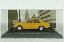 Datsun 510 Sedan 1971, yellow, Grandes Autos, Altaya 1:43