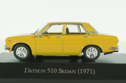 Datsun 510 Sedan 1971, yellow, Grandes Autos, Altaya 1:43