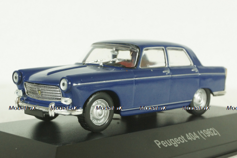 Peugeot 404, 1962, blue, Grandes Autos, Altaya 1:43