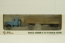Маз-200В с п/прицепом Маз-5215, АвтоИстория 1:43