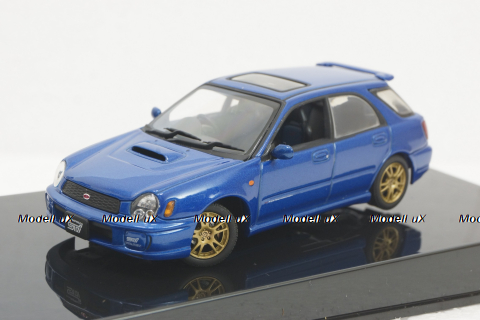 Subaru Impreza WRX Sti Wagon, New Age, blue, 58631, AutoArt 1:43