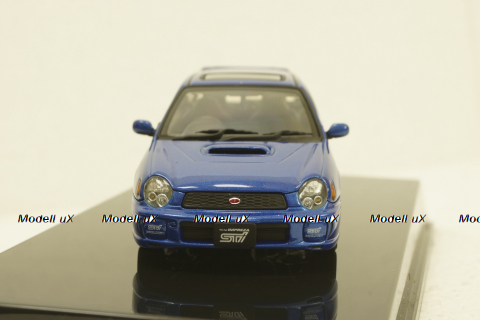 Subaru Impreza WRX Sti Wagon, New Age, blue, 58631, AutoArt 1:43