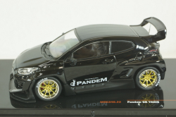Toyota Pandem GR Yaris, black, MOC340, IXO 1:43