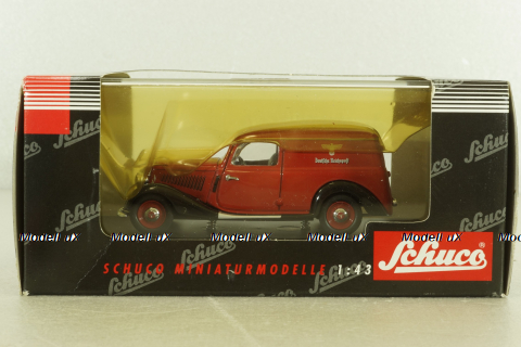 Mercedes 170V (W136) Covered wagon 1946, red,  02253, Schuco 1:43