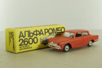 Alfa Romeo 2600, красный, Кругозор 1:43