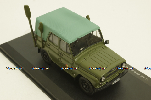 Уаз-469Б, Gelande-Funkstreifenwagen R1125, NVA 1975, CCC079, Cars&Co 1:43