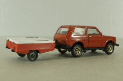 Ваз-2121 Нива с прицепом скиф,Тантал/Радон 1:43