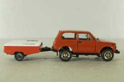 Ваз-2121 Нива с прицепом скиф,Тантал/Радон 1:43