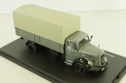 Mercedes L6600 truck "Deutsche Bundespost" telecommunications services, grey,Schuco 1:43