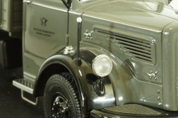 Mercedes L6600 truck "Deutsche Bundespost" telecommunications services, grey,Schuco 1:43