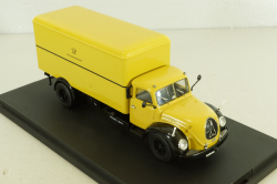 Magirus S 6500 "Deutsche Bundespost" telecommunications services, yellow, Schuco 1:43
