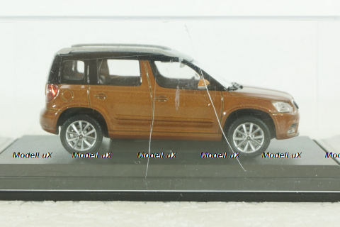 Skoda Yeti 2016, orange, Abrex 1:43  Уценка!