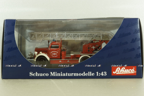Opel Blitz S 3t Metz DL18 Feuerwehr Theimer 1955, 03071, Schuco 1:43