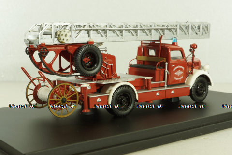 Opel Blitz S 3t Metz DL18 Feuerwehr Theimer 1955, 03071, Schuco 1:43
