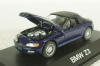 BMW Z3 Softtop blue, Schuco 1:43