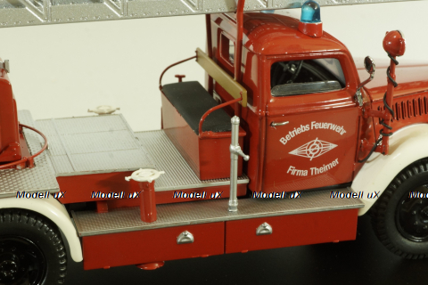 Opel Blitz S 3t Metz DL18 Feuerwehr Theimer 1955, 03071, Schuco 1:43