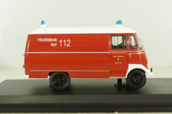 Mercedes L 319 bus Feuerwehr Baden, 03351, Schuco 1:43
