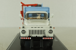 КО-413(53) мусоровоз на шасси Газ-53, серый/голубой, SSM1525, SSM 1:43