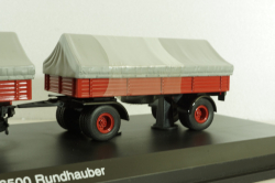 Magirus S 6500 with trailer, red, 03162, Schuco 1:43