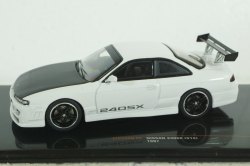 Nissan 240SX 1997, white, CLC552, IXO 1:43