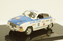 Saab 96 V4, No.18, 1000 Lakes Rally, J.Vilkas/J.Soini, 1976, RAC378B, IXO 1:43