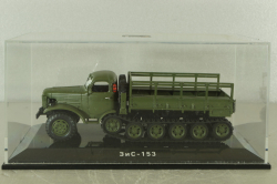 Зис-153 полугусенечный бортовой, хаки, TruckTyr 1:43