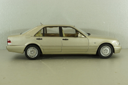 Mercedes S600 (W140) 1997 champagne-silver, 183723, Norev 1:18
