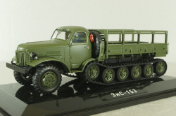 Зис-153 полугусенечный бортовой, хаки, TruckTyr 1:43
