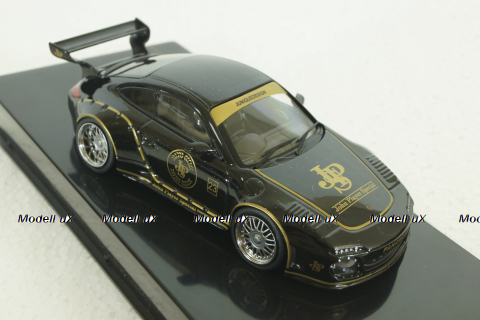 Porsche 911 (997) Old & New, black/Decorated, RHD, "John Player Special" MOC319, IXO 1:43
