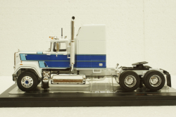 Mack Superliner Magnum, white/blue, big sleeper, 1985, TR165.22, IXO 1:43